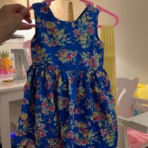 Ralph Lauren Baby | Blue Floral Dress